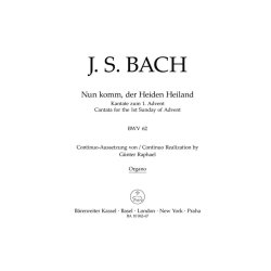 Nun komm, der Heiden Heiland - Bach, Johann Sebastian
