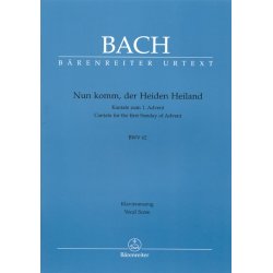 Cantata BWV 61 Nun Komm : Cantata for the First Sunday of Advent