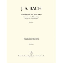 Gelobet seist du, Jesu Christ - Bach, Johann Sebastian