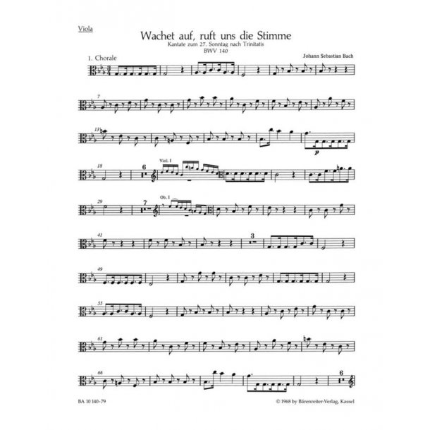 Wake ye maids! hark, strikes the hour - Bach, Johann Sebastian