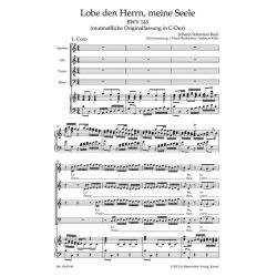 Praise thou the Lord, o my spirit - Bach, Johann Sebastian