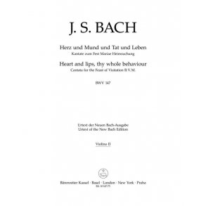 Heart and lips, thy whole behaviour - Bach, Johann Sebastian