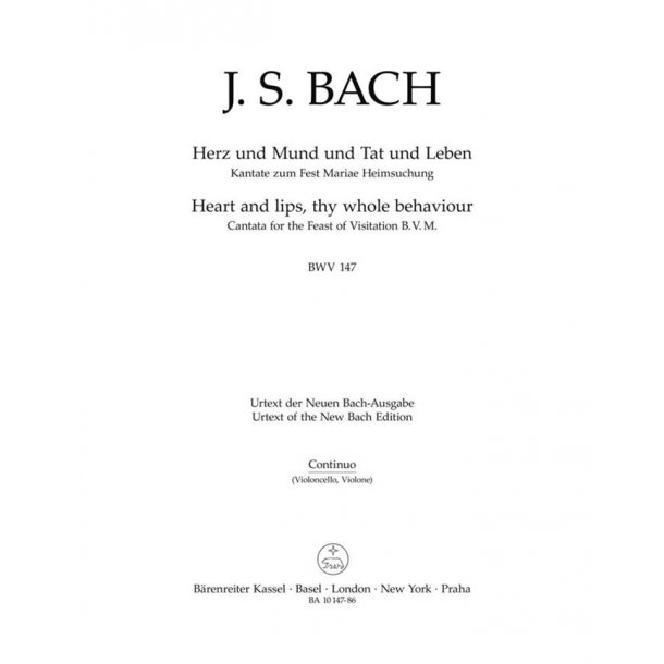 Heart and lips, thy whole behaviour - Bach, Johann Sebastian