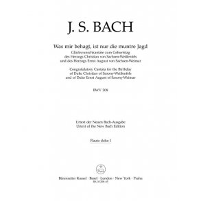 Was mir behagt, ist nur die muntre Jagd - Bach, Johann Sebastian