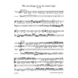 Was mir behagt, ist nur die muntre Jagd - Bach, Johann Sebastian