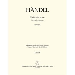 Zadok the priest - H&auml;ndel, Georg Friedrich