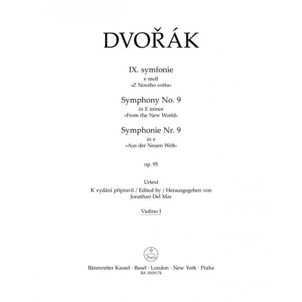 Symphony No. 9 In E-minor Op. 95 : From The New World