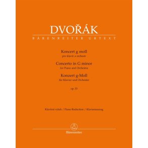 Konzert Für Klavier und Orchester : g-moll Op. 33 B. 63