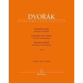 Piano Concerto In G Minor Op.33 (Full Score) : g-moll Op. 33 B. 63