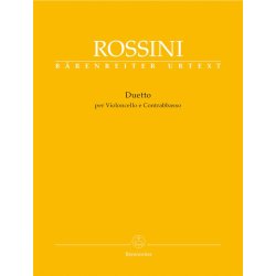 Duetto per Violoncello e Contrabbasso - Rossini, Gioachino