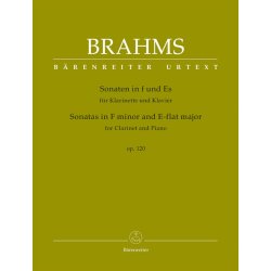 Sonatas in F minor and E-flat major - Brahms, Johannes