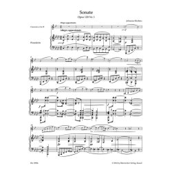 Sonatas in F minor and E-flat major - Brahms, Johannes