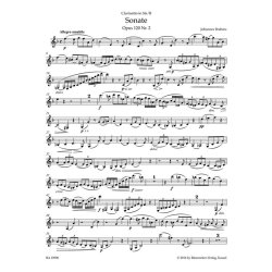 Sonatas in F minor and E-flat major - Brahms, Johannes