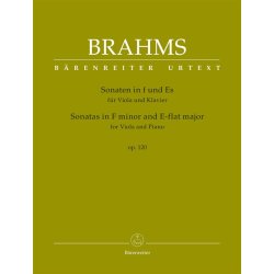 Sonatas in F minor and E-flat major - Brahms, Johannes