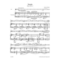 Sonatas in F minor and E-flat major - Brahms, Johannes