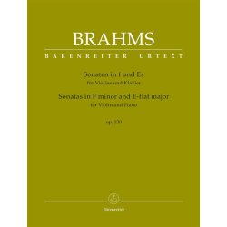 Sonatas in F minor and E-flat major - Brahms, Johannes