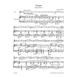 Sonatas in F minor and E-flat major - Brahms, Johannes