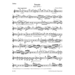 Sonatas in F minor and E-flat major - Brahms, Johannes