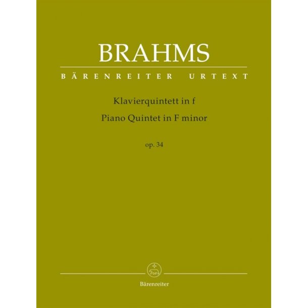 Piano Quintet in F minor op. 34