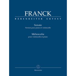 Sonata / M&eacute;lancolie - Franck, C&eacute;sar