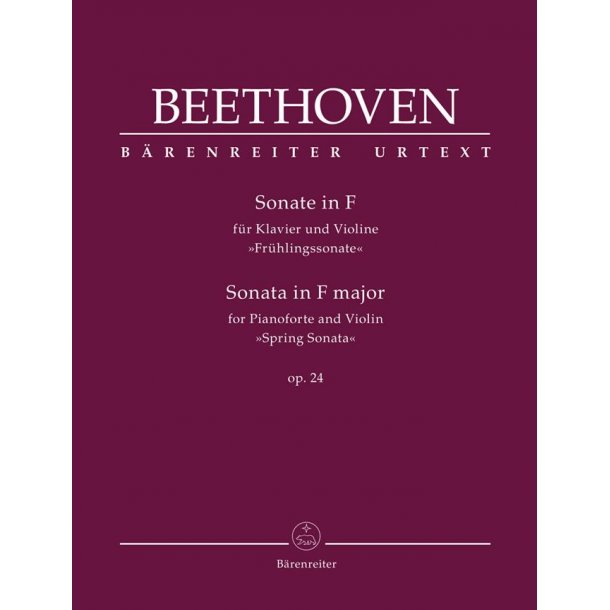 Sonata for Pianoforte and Violin op. 24 : Spring Sonata