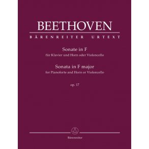Sonata in F major op. 17 : for Pianoforte and Horn or Violoncello
