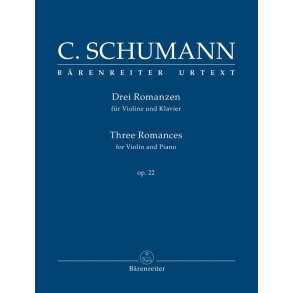 Drei Romanzen op. 22 : für Violine und Klavier