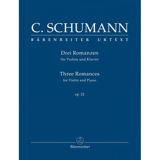 Drei Romanzen op. 22 : f&uuml;r Violine und Klavier