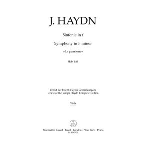 Symphony in F minor Hob. I: 49 : La Passione - Viola
