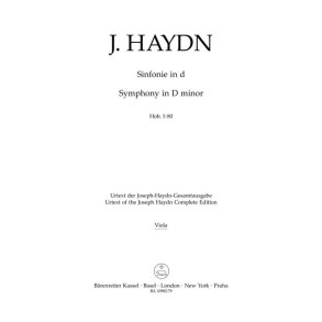Sinfonie in D minor : Hob. I:80