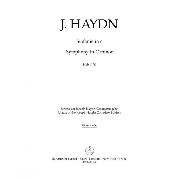 Symphony in C minor Hob I:78