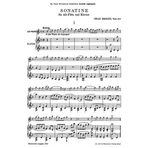 Sonatine mit Verwendung des Liedes 