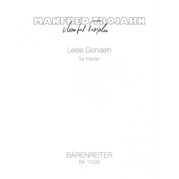Leise Gondeln For Piano