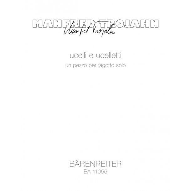 Ucelli e Uceletti : A Piece For Bassoon Solo