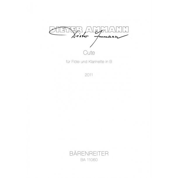 Cute For Flute and Clarinet In B-Flat