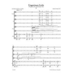 Ungewisses Licht [2014] : 4 fragments for 8-part choir