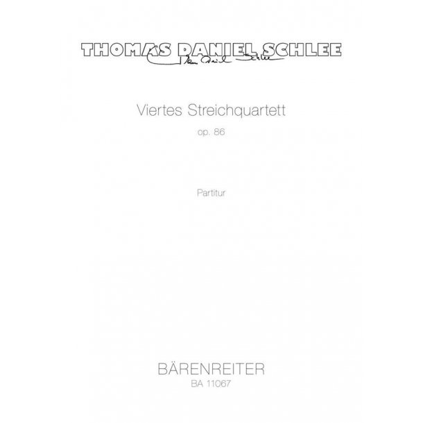 Viertes Streichquartett Op. 86