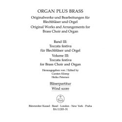 organ plus brass: Toccata festiva - 