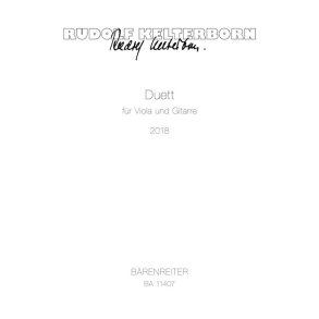 Duett Für Viola und Gitarre