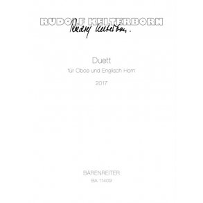 Duett Für Oboe und Englisch Horn