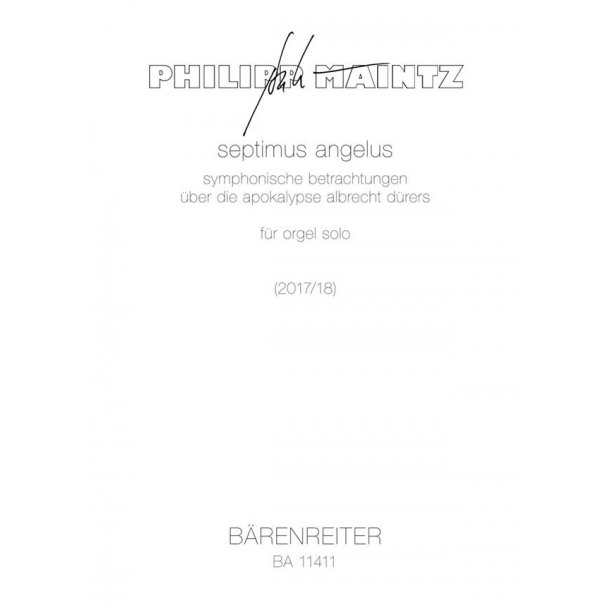 Septimus Angelus : Symphonic observations about Albrecht D&uuml;rer's Apocalypse