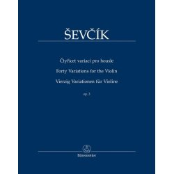 Vierzig Variationen F&uuml;r Violine Op. 3