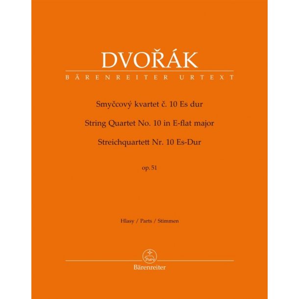 String Quartet No. 10 in E Flat Major (Parts)