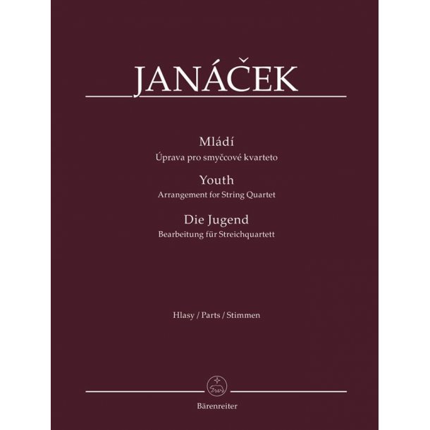 Youth - Die Jugend : Bearbeitung f&uuml;r Streichquartett