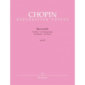 Barcarolle Für Klavier Fis-dur Op. 60