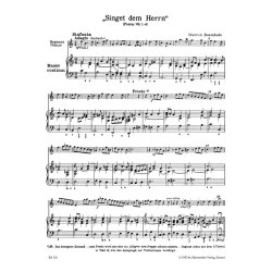 Singet dem Herrn - Buxtehude, Dietrich
