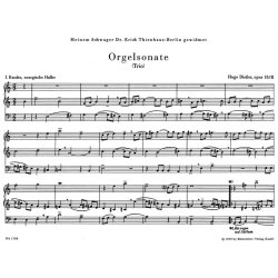 Orgelsonate (Trio) - Distler, Hugo