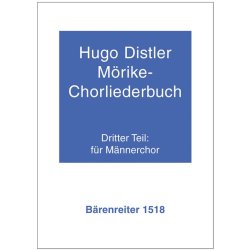 M&ouml;rike-Chorliederbuch, Teil 3 op. 19 (1938/39) : F&uuml;r M&auml;nnerchor
