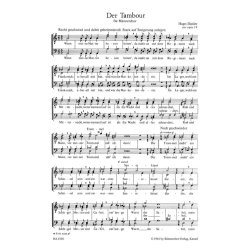 M&ouml;rike-Chorliederbuch, Teil 3 op. 19 (1938/39) : F&uuml;r M&auml;nnerchor