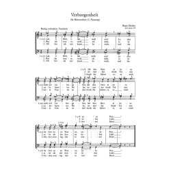 M&ouml;rike-Chorliederbuch, Teil 3 op. 19 (1938/39) : F&uuml;r M&auml;nnerchor